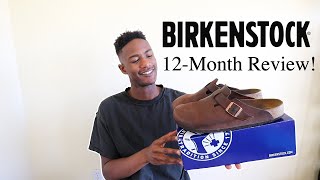 12Month Birkenstock Boston Review My Honest Opinion [upl. by Atiuqal379]