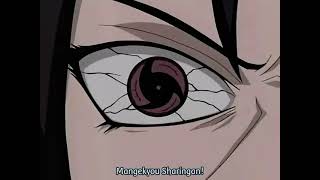 Itachi saying mangekyou sharingan [upl. by Noyad]