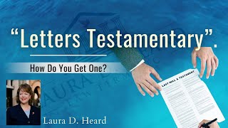 LETTERS TESTAMENTARY How do you get one [upl. by Nomla474]