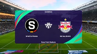 Sparta Praha vs RB Salzburg 18092024 UEFA Champions League PES 2021 [upl. by Ganley]