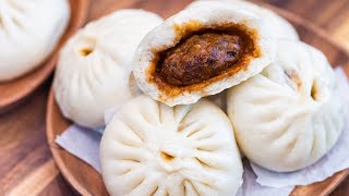 How to Make Perfect Steamed Bao Buns Chicken Baozi Recipe [upl. by Tnomed731]