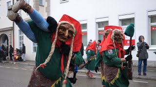 Fasnet Narrensprung in Lauingen Teil1 [upl. by Caylor581]