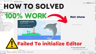 Android Studio Failed to Initialize Editor  Tips For Fixing It xml preview not showin Android Stdio [upl. by Anohs]