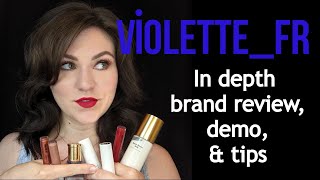 ViOLETTEFR  In depth brand review amp tutorial [upl. by Ahsiekam95]