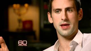 Novak Djokovic 60 Minutes Interview March 2012 [upl. by Noiemad]