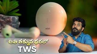 MIVI Duopods F60 Unboxing amp initial Impressions  in Telugu [upl. by Alehs887]