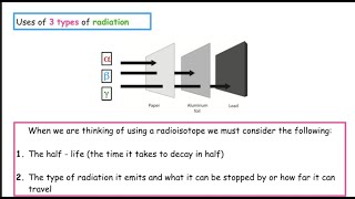 Use of Radioisotopes  N5 Chemistry  Nuclear Lesson 8 [upl. by Melba]