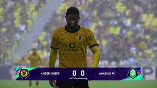 Pes gameplay DSTV premier league Kaiser Chiefs Vs Amazulu [upl. by Ardiedal]