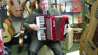 Mark plays a New Scarlatti 48 Bass Accordion  Hobgoblin Music Birmingham [upl. by Annonyw284]