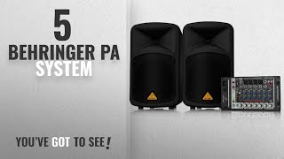 Top10 Behringer Pa System 2018 BEHRINGER EUROPORT EPS500MP3 [upl. by Aynot956]