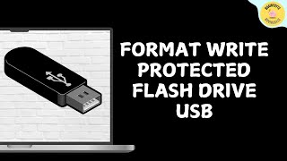 Format Write Protected Flash Drive USB  How To Fix The Disk Write is Protected Pend Drive USB ❌🔒 [upl. by Ohs]