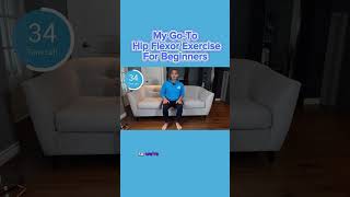 Beginner Chair Exercise for Hip Flexors [upl. by Benge]