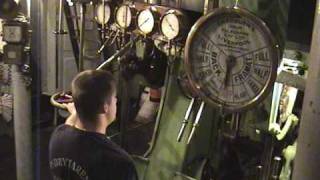 ss Sankt Erik forward engine room [upl. by Ehcrop381]