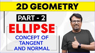 Ellipse  Definition Concept Of Tangent amp Normal of Ellipse  2D GEOMETRY  By GP Sir [upl. by Atalie]