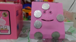 🌈🌈🌈🌈ASMR HUNGRY FACE LOVES EATING COINS CHALLENGE 🌈🌈🌈 [upl. by Euqinor]