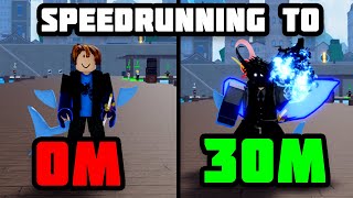 Speedrunning to 30M Bounty Pt1  Blox Fruits [upl. by Ajin927]