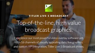 NewBlue  Titler Live 5 Broadcast New Features [upl. by Bobbie]