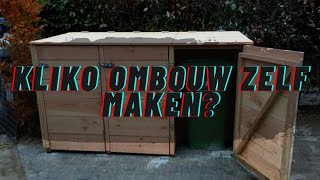 STAPPENPLAN EEN KLIKO OMBOUW ZELF MAKEN Bouw Zelf Een Container Ombouw Voor 123 of 4 Stuks [upl. by Isabeau743]