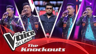 Achinthya Sahan  Sansara Sihine සංසාර සිහිනේ  The Knockouts  The Voice Sri Lanka [upl. by Fuchs]