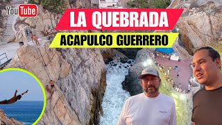 ASÍ ES LA QUEBRADA DE ACAPULCO  Mi primo Pepe se quería aventar y no lo dejaron [upl. by Ssitruc480]