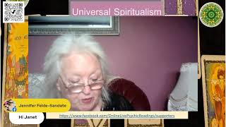 Universal Spiritualism  Psychic and Mediumship Readings with Janet Bramhall [upl. by Debbie541]