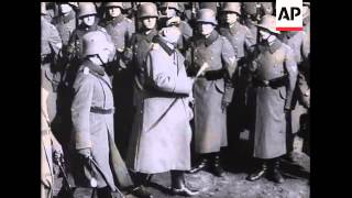 President Hindenburg Reviews Berlin Guards [upl. by Hovey178]