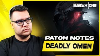 Patch Notes DEADLY OMEN Résumé  Explication  Rainbow Six Siege [upl. by Haissem395]