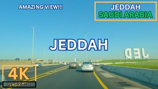 4K Jeddah Drive  Amazing Scenic Day Tour Saudi Arabia KSA [upl. by Kcolttam]