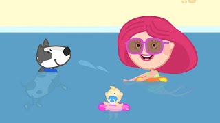 Cartoon mit Smarta und Spotty Gehen an den Strand Deutscher Zeichentrickfilm für Kinder [upl. by Erapsag]