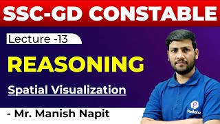 SSCGD Constable Reasoning  Spatial Visualization By Manish Napit Sir [upl. by Ayifas]