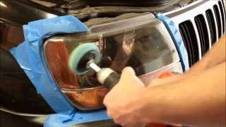 Jeep Grand Cherokee Headlight Restoration Mothers Kit [upl. by Revorg173]