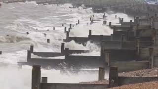 High tide hits North Kent coastline [upl. by Edge]