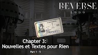 Reverse 1999 Gameplay Walkthrough  Chapter 3 Nouvelles et Textes pour Rien Part 1 No Commentary [upl. by Rudwik701]