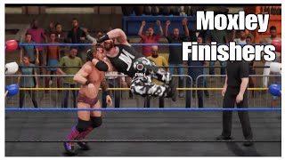 WWE 2K19 Jon Moxley signature amp Finishers  Moveset [upl. by Cad]