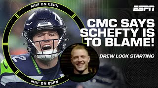 ‘That’s on Schefter’ 🤣  CMC blames Schefty for not telling Drew Lock he’d start  Manningcast [upl. by Olegnaid]