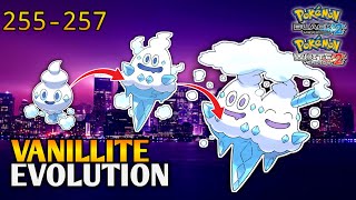 How To Evolve Vanillite Into Vanillish And Vanilluxe In Pokemon Black 2 amp White 2  Unova Pokedex [upl. by Earised]