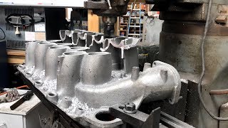 Part 2  Milling a Holden Intake Manifold for an Eaton M122 Supercharger [upl. by Templia]