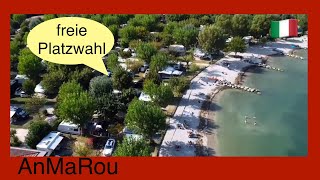 🇮🇹 Gardasee Manerba Camping Rio Ferienglück mit Drohnenflug Italien [upl. by Eboh]