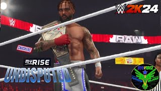 WWE 2K24 MyRISE  IM THE REAL CHAMPION Ep 5 [upl. by Custer]