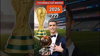 2026 FIFA World Cup Winner with Cristiano Ronaldo 🏆⚽👑 FIFA Europaleague ronaldo [upl. by Boothe]