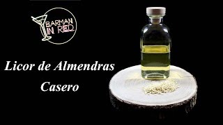 COMO HACER UN LICOR DE ALMENDRAS CASERO [upl. by Kcod95]