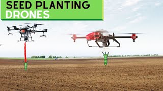 Top 5 Agricultural Drones that Spread Seeds  Forestation Drones [upl. by Kere]