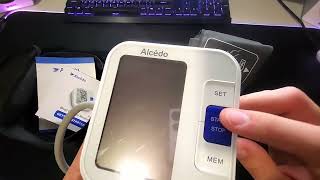 Alcedo Blood Pressure Monitor for Home Use Automatic Digital BP Machine Review [upl. by Chery971]