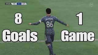 Fifa 22 Pro Clubs  8 goals 1 game [upl. by Mcguire]