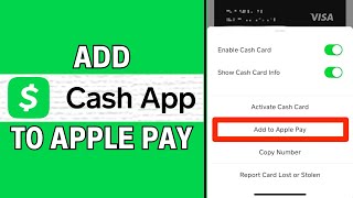 How To Add Cash App to Apple Pay Wallet EASY [upl. by Kassia]