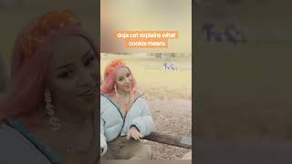 doja cat explains what cookies means uzihiphop dojacat uzihiphop [upl. by Noiwtna405]