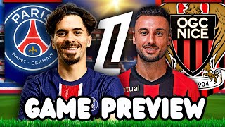 PSG vs OGC Nice GAME PREVIEW [upl. by Maeve]