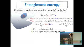 Entanglement and quantum field theories [upl. by Ahsin212]