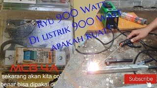 Test Mesin Las Ryu 900 Watt RII120 Dilistrik 900 Watt [upl. by Ahsetra]