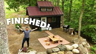 Tiny House Build Finished   Built Off Grid with The jackery2000plus Solar Generator [upl. by Aniret]